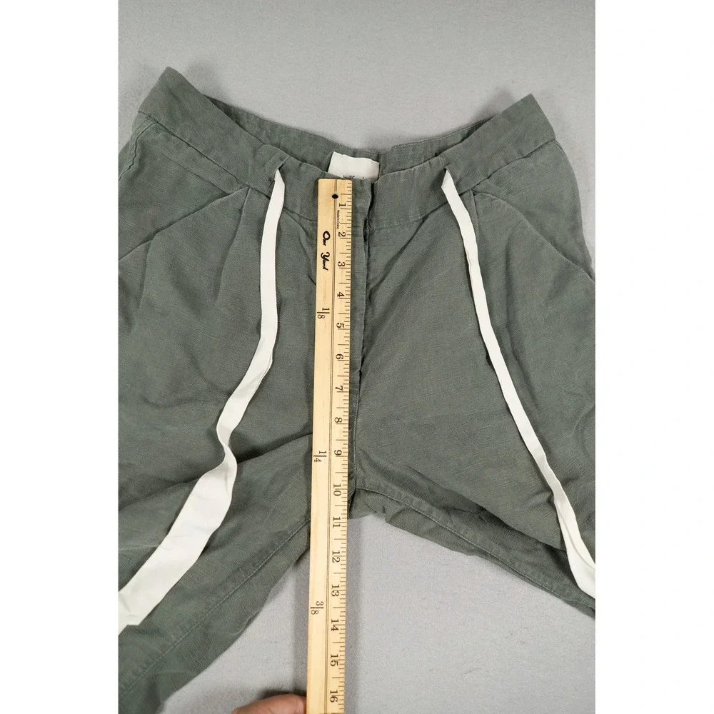 Aritzia Wilfred Allant Pant Linen Lyocell Green Drawstring Size 4